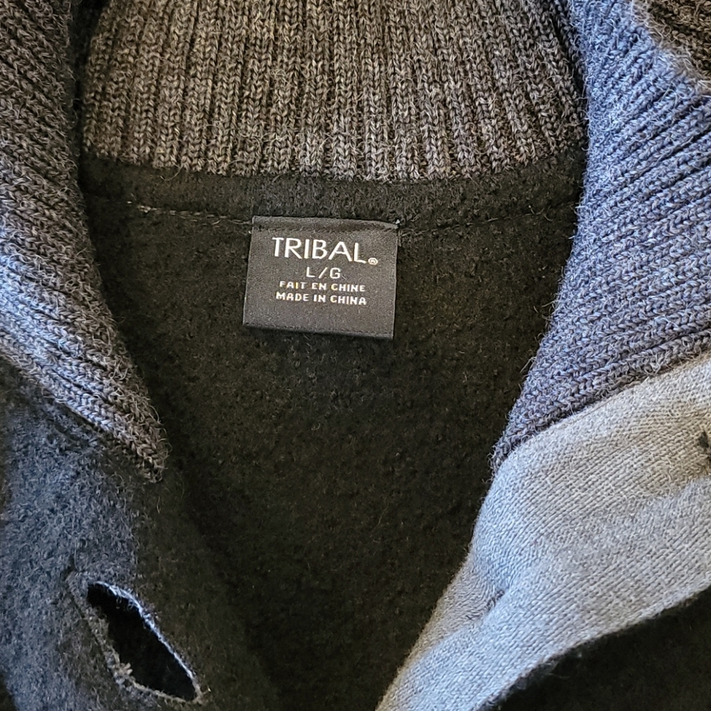 Tribal Stylish Black & Grey 100% Wool - Picture 4 of 6